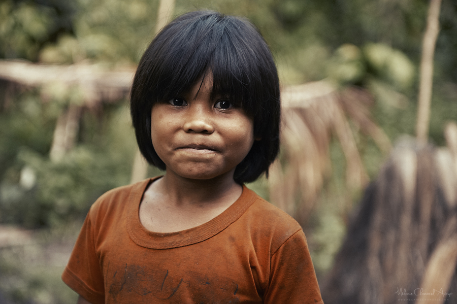 Portrait of a child outdoors