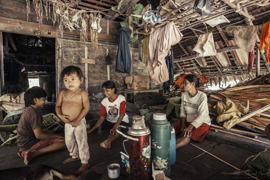 Children sitting together indoors