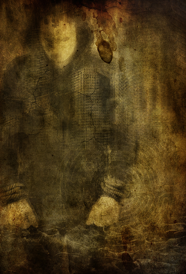 Darkened_Introspection#5_Andrew_Paranavitana Single figure emerging from a dark backdrop