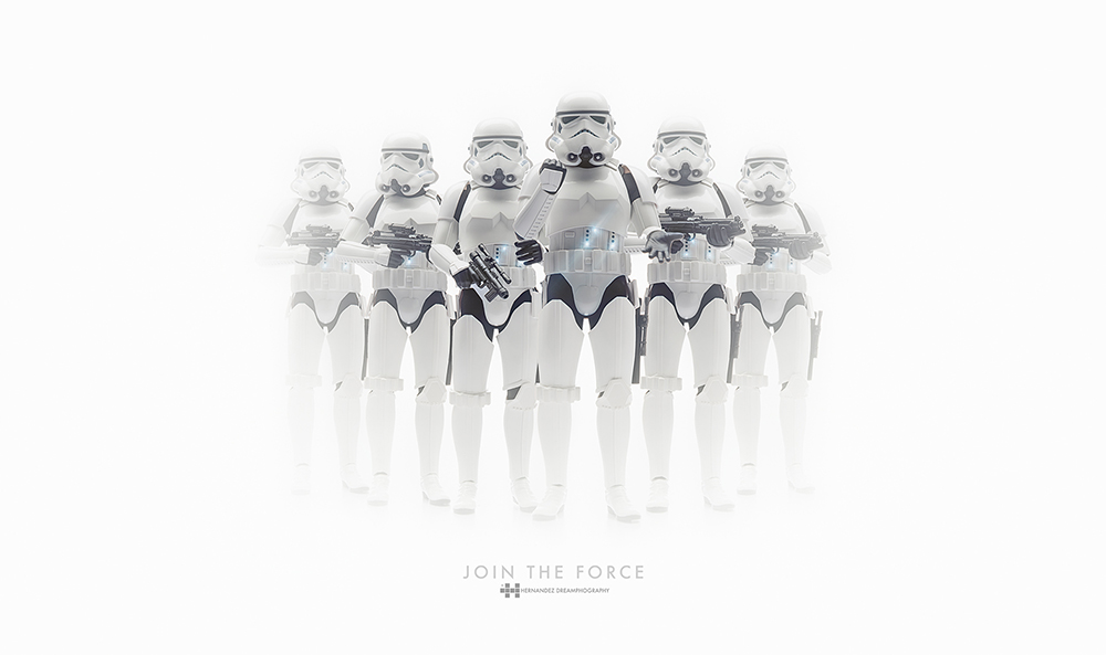 'Troopers' - Star Wars stormtrooper scale-model photograph by Felix Hernandez