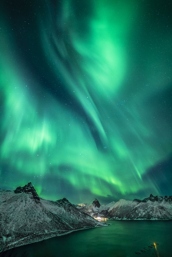 'And The Light Goes On' - northern lights photograph by Nicolas Raspiengeas