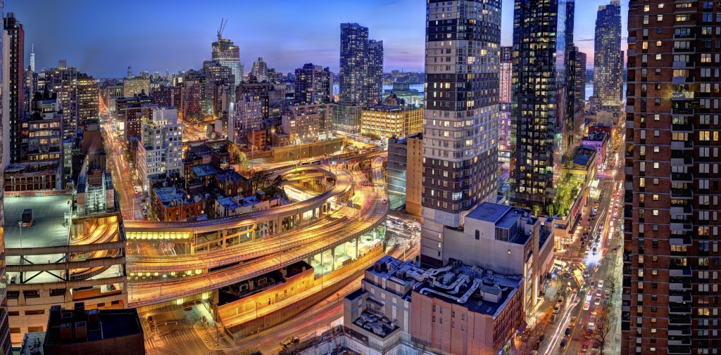 'Lincoln Tunnel West View' - New York City HDR photograph by Michael Tischler