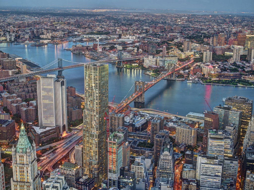 'One World Trade South' - New York City HDR photograph by Michael Tischler