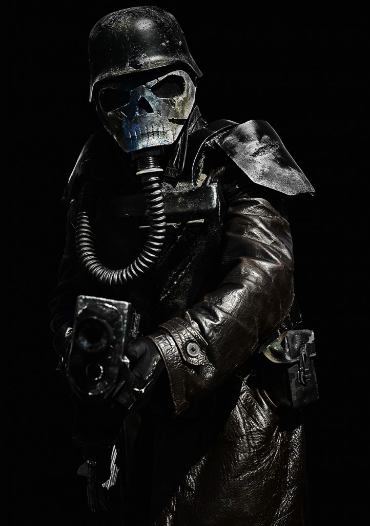 Soldier with skull mask cosplay portrait - The Art of Cosplay by Xavier D. Buendia