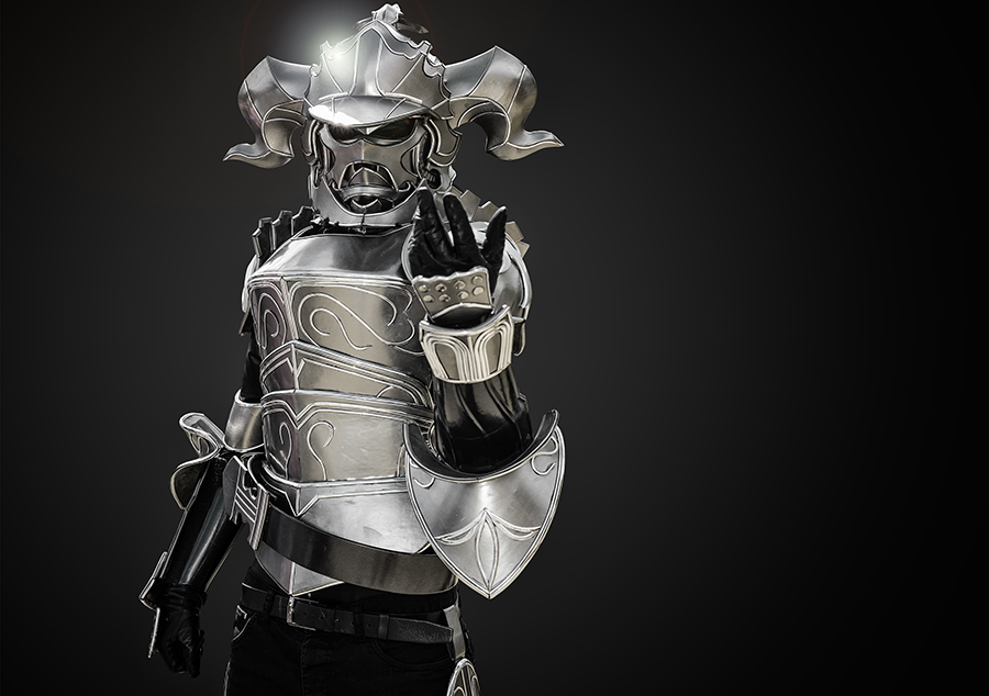 Samurai armor cosplay portrait - The Art of Cosplay by Xavier D. Buendia