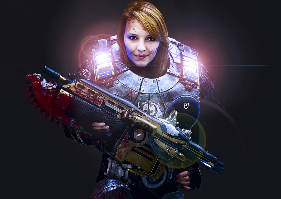 'Gears of War' cosplay portrait - The Art of Cosplay by Xavier D. Buendia