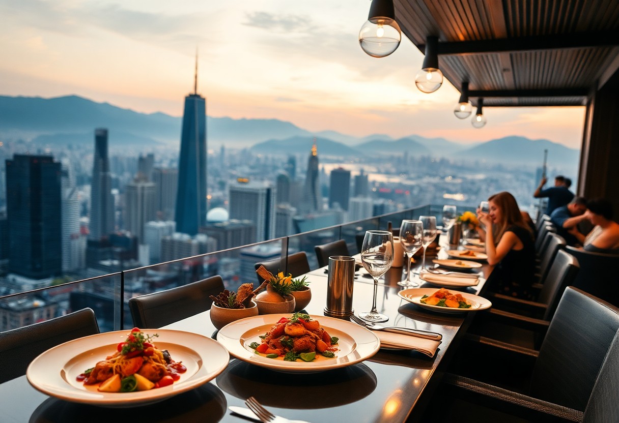Which High-Altitude Haunts Combine Gastronomy With Awe-Inspiring City Backdrops?