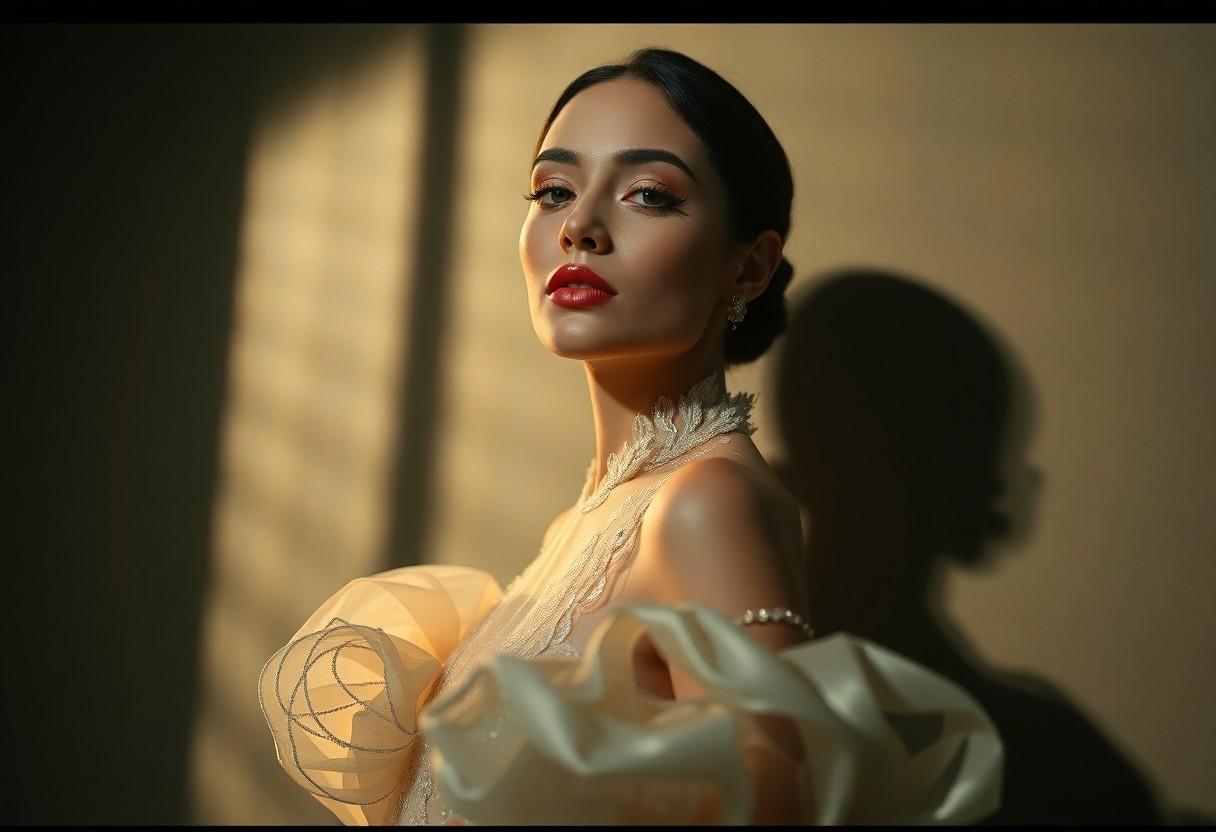 What Role Do Ephemeral Shadows Play In Crafting Haute Couture Photography?