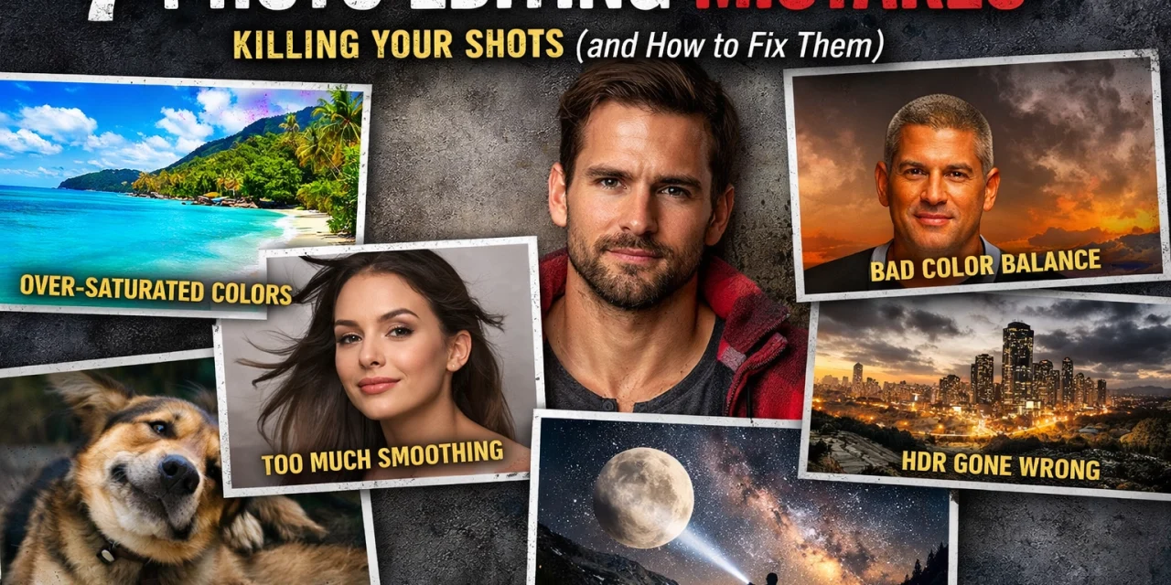 7 Photo Editing Mistakes Killing Your Shots (and How to Fix Them)