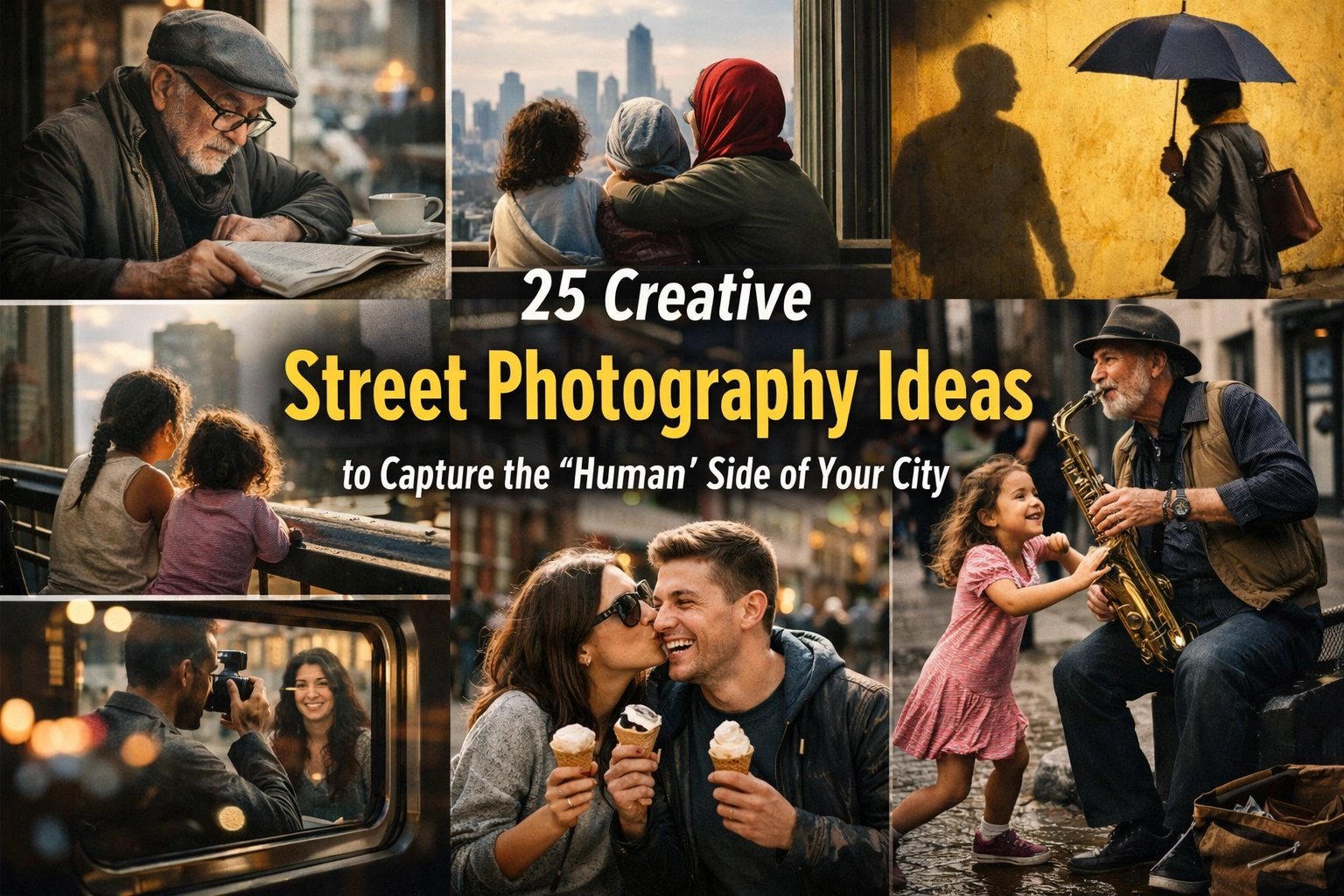 25 Creative Street Photography Ideas to Capture the “Human” Side of Your City