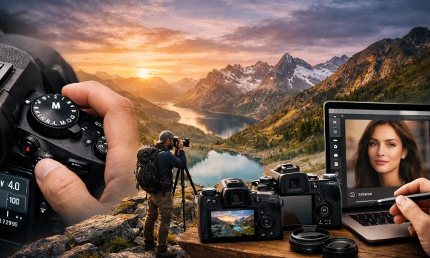 Photography Tutorials and News: Mastering Manual Mode, Landscape Tips, Camera Comparisons, AI Editing & Creative Ideas
