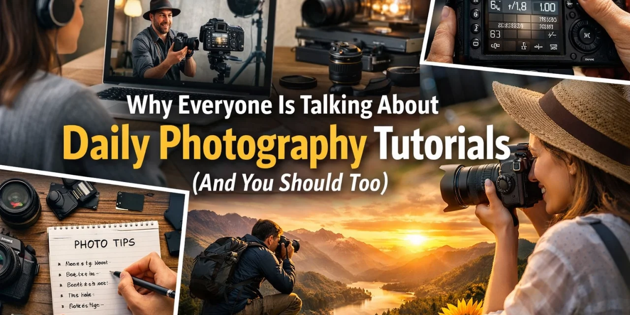 Why Everyone Is Talking About Daily Photography Tutorials (And You Should Too)