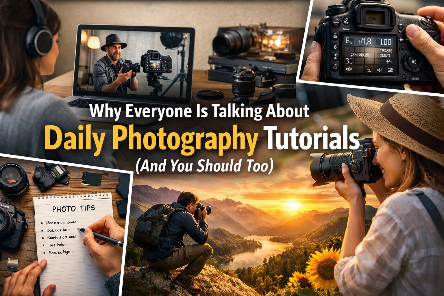 Why Everyone Is Talking About Daily Photography Tutorials (And You Should Too)