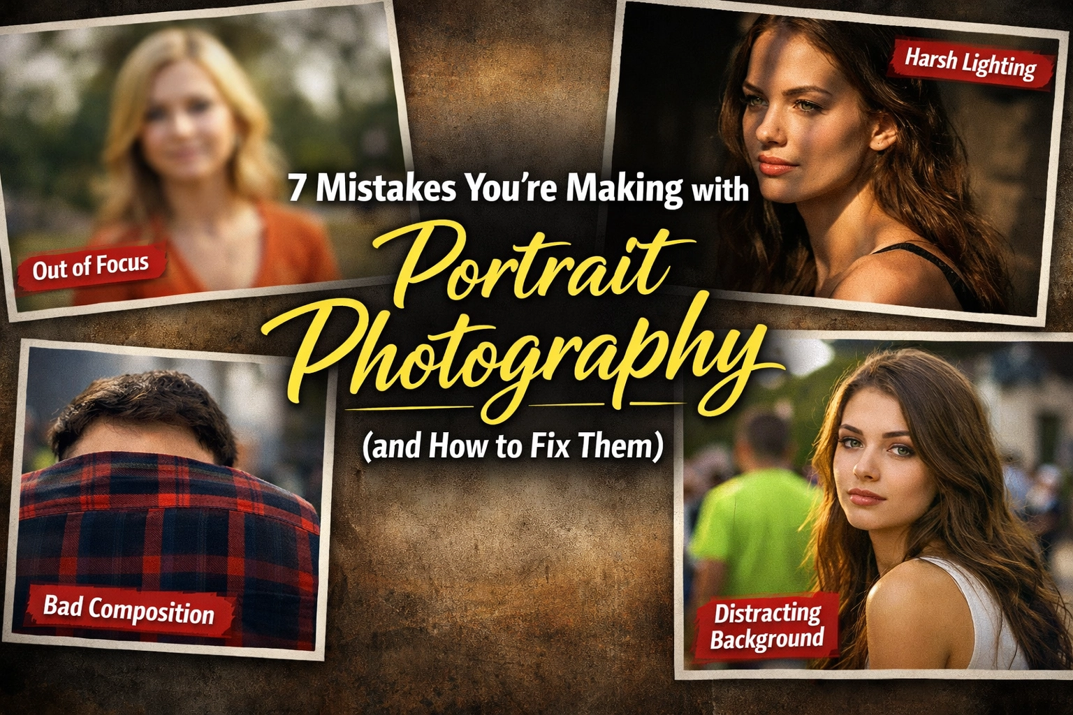 7 Mistakes You’re Making with Portrait Photography (and How to Fix Them)