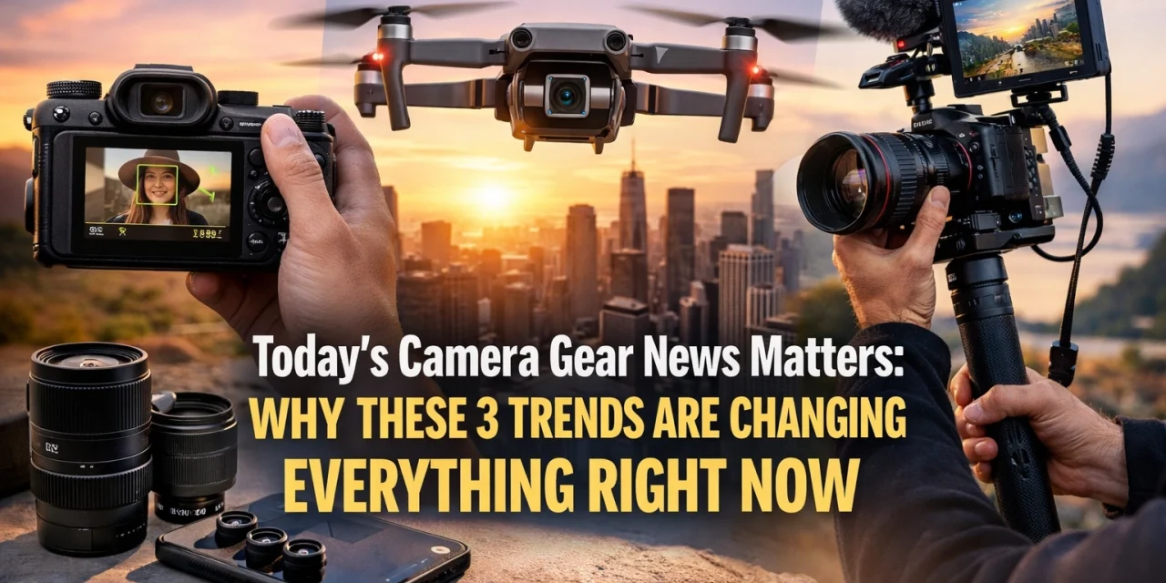 Today’s Camera Gear News Matters: Why These 3 Trends Are Changing Everything Right Now
