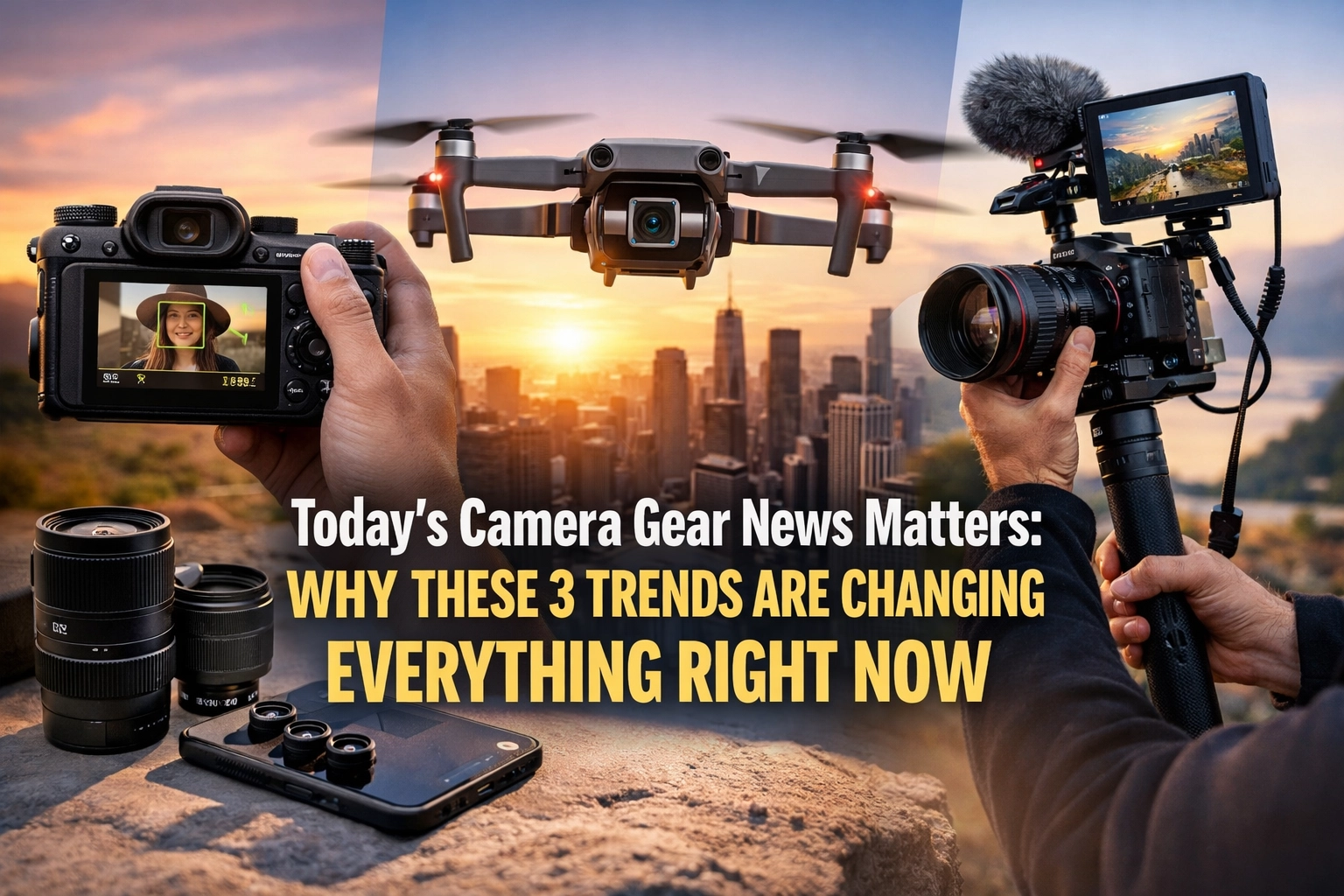 Today’s Camera Gear News Matters: Why These 3 Trends Are Changing Everything Right Now