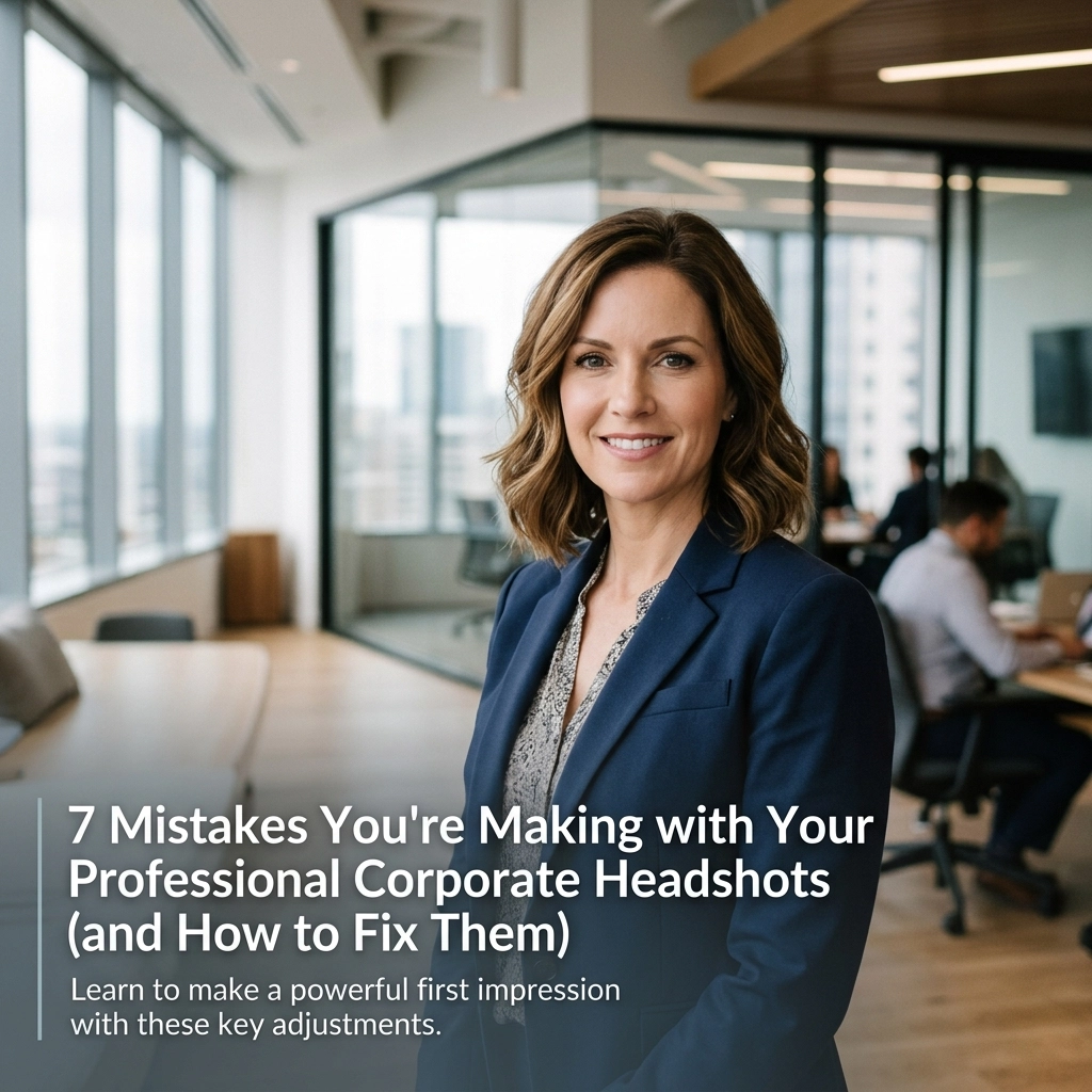7 Mistakes You’re Making with Your Professional Corporate Headshots (and How to Fix Them)