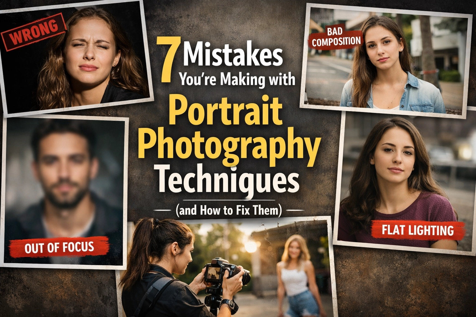 7 Mistakes You’re Making with Portrait Photography Techniques (and How to Fix Them)