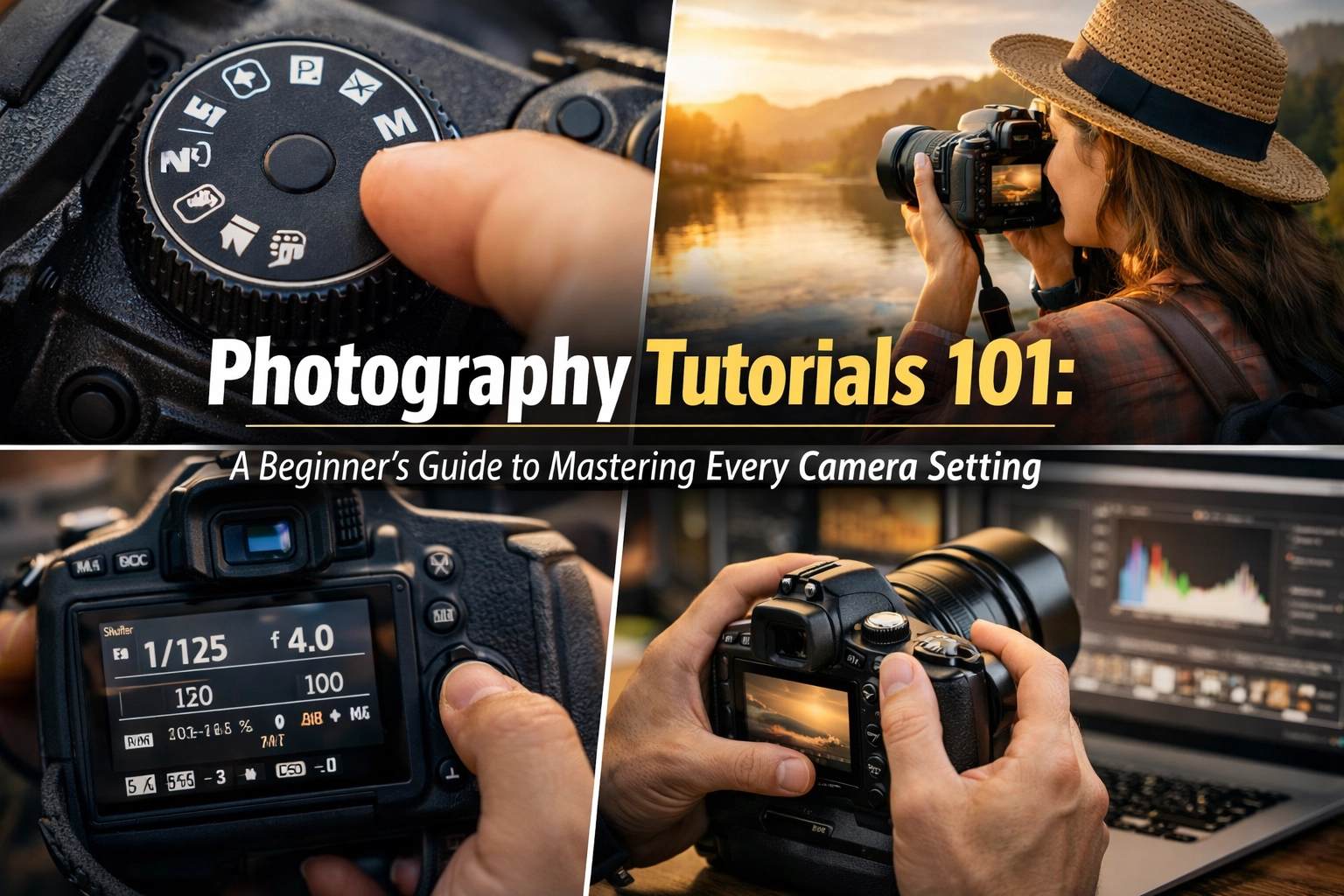 Photography Tutorials 101: A Beginner’s Guide to Mastering Every Camera Setting