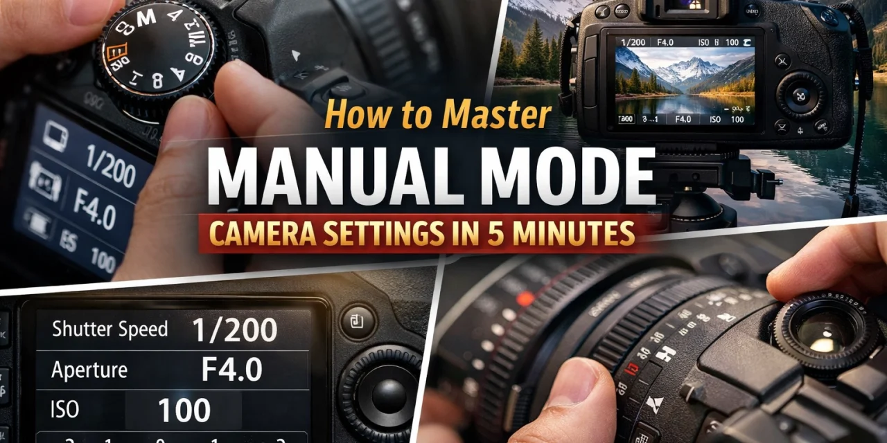 How to Master Manual Mode Camera Settings in 5 Minutes