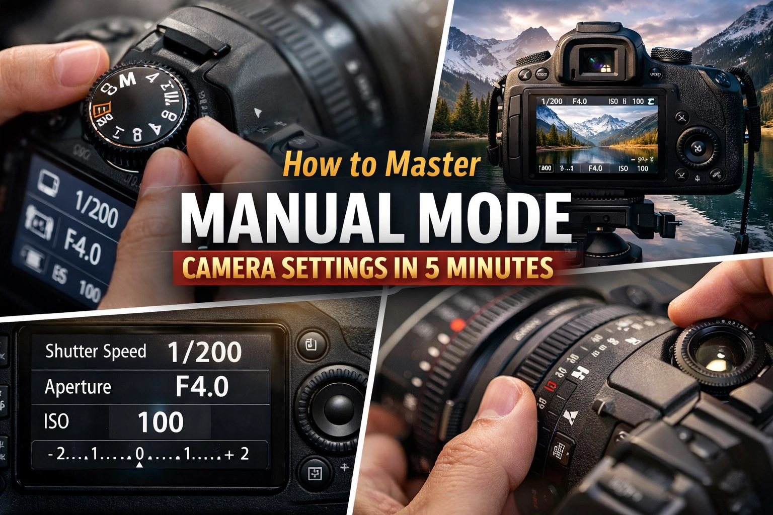 How to Master Manual Mode Camera Settings in 5 Minutes