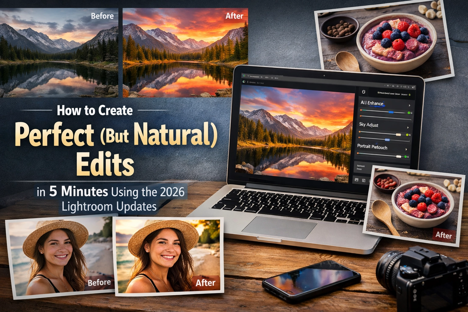 How to Create Perfect (But Natural) Edits in 5 Minutes Using the 2026 Lightroom Updates
