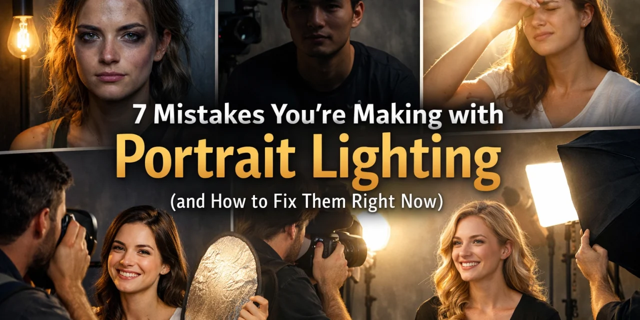 7 Mistakes You’re Making with Portrait Lighting (and How to Fix Them Right Now)