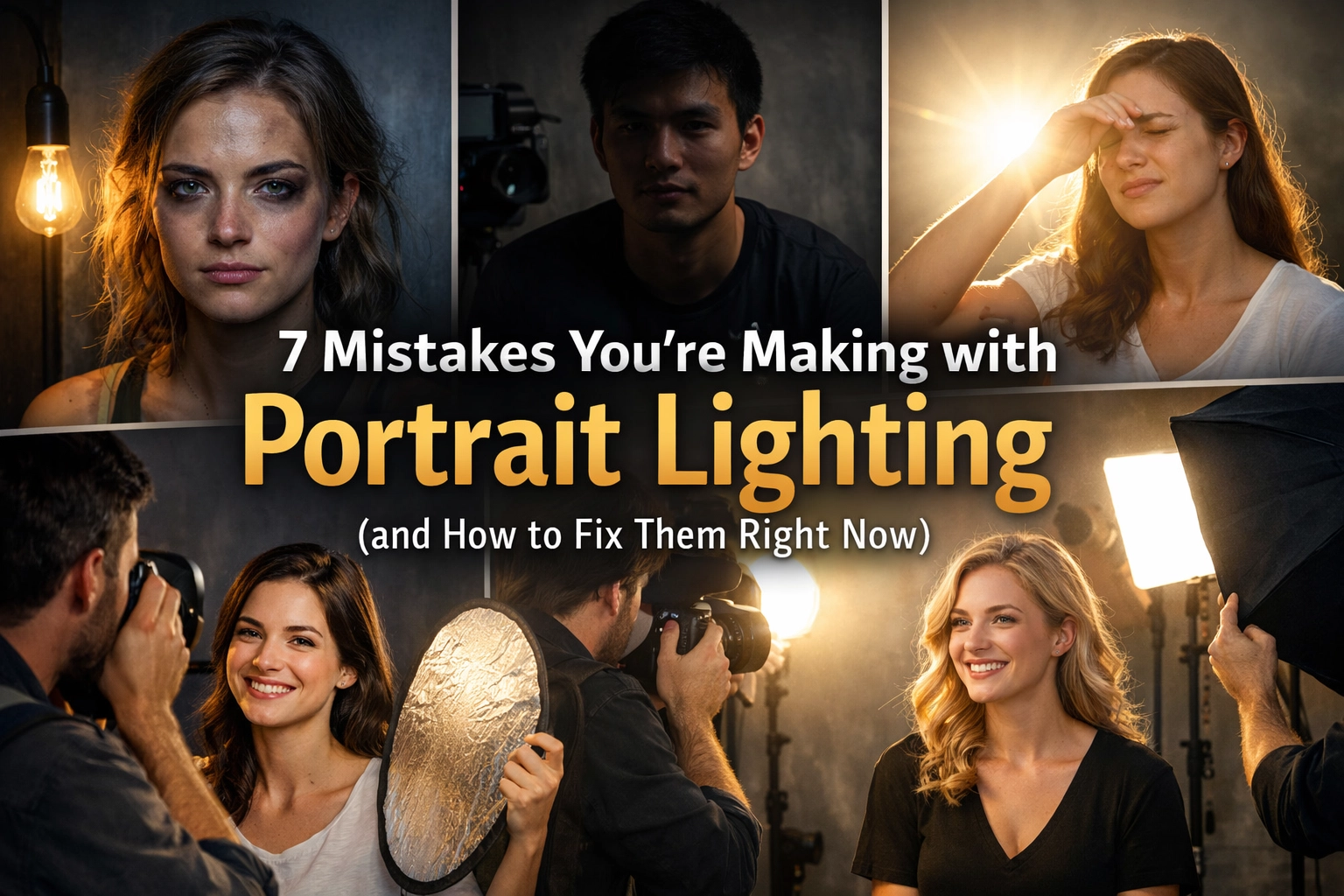 7 Mistakes You’re Making with Portrait Lighting (and How to Fix Them Right Now)