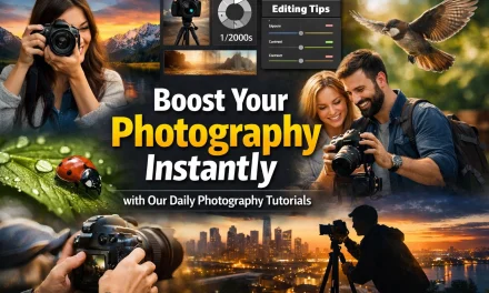 Boost Your Photography Instantly with Our Daily Photography Tutorials