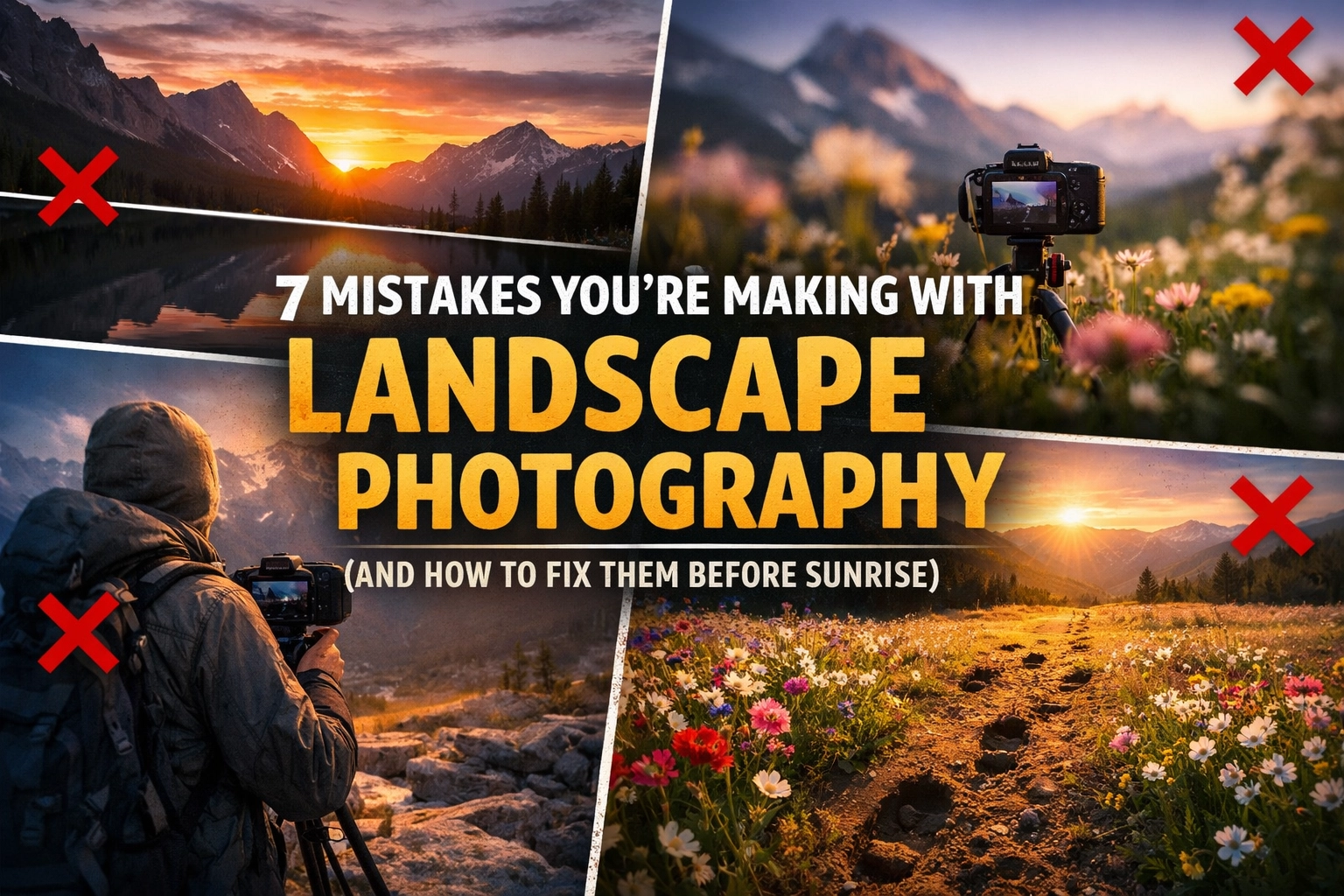 7 Mistakes You’re Making with Landscape Photography (and How to Fix Them Before Sunrise)