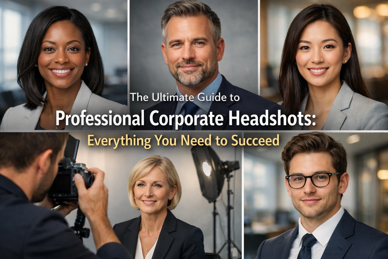 The Ultimate Guide to Professional Corporate Headshots: Everything You Need to Succeed