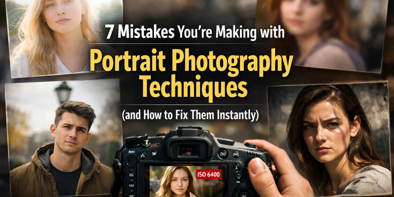 7 Mistakes You’re Making with Portrait Photography Techniques (and How to Fix Them Instantly)