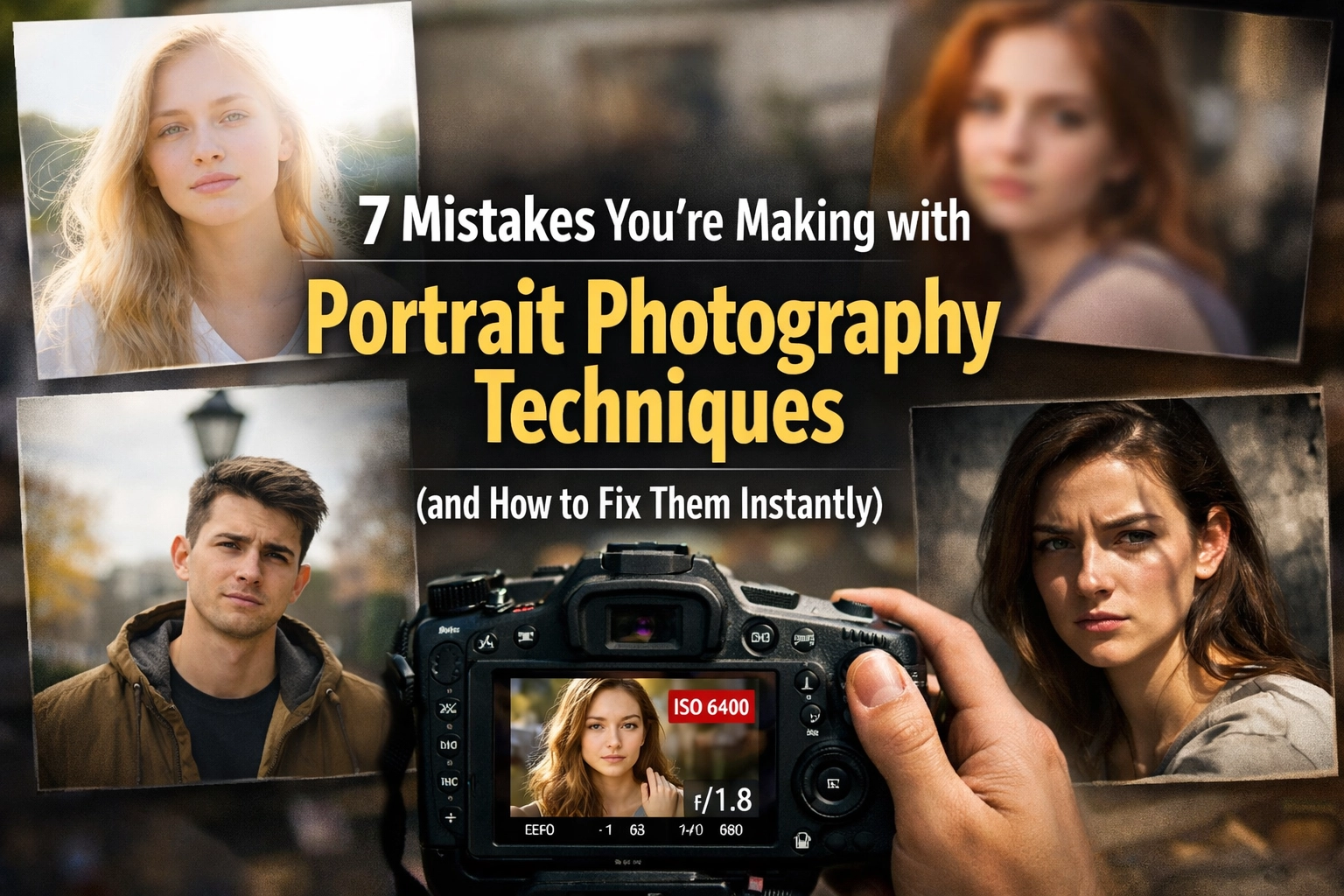 7 Mistakes You’re Making with Portrait Photography Techniques (and How to Fix Them Instantly)