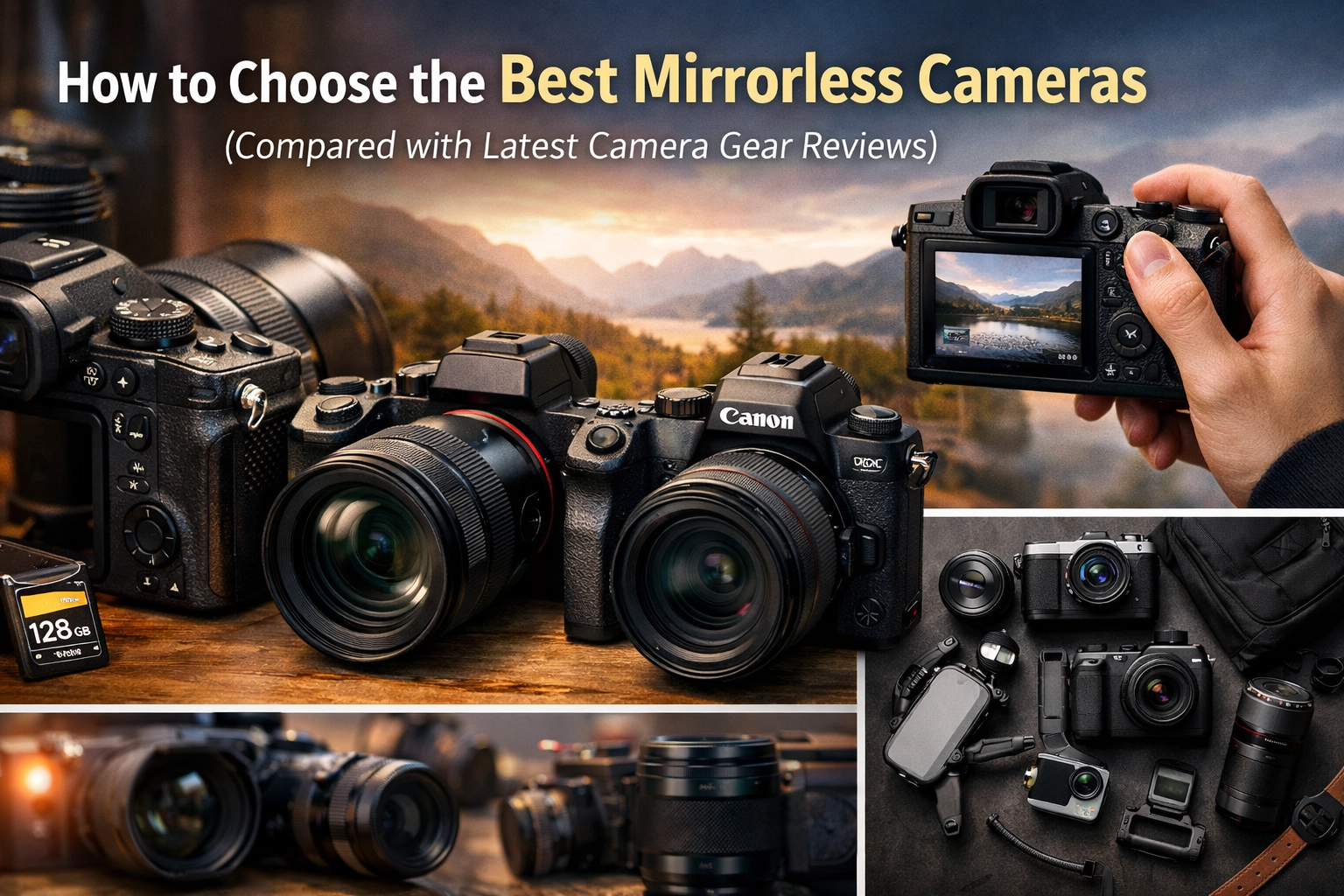 How to Choose the Best Mirrorless Cameras (Compared with Latest Camera Gear Reviews)