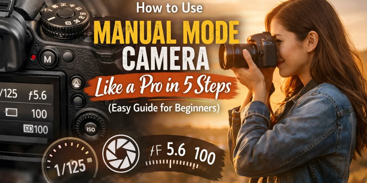 How to Use Manual Mode Camera Like a Pro in 5 Steps (Easy Guide for Beginners)