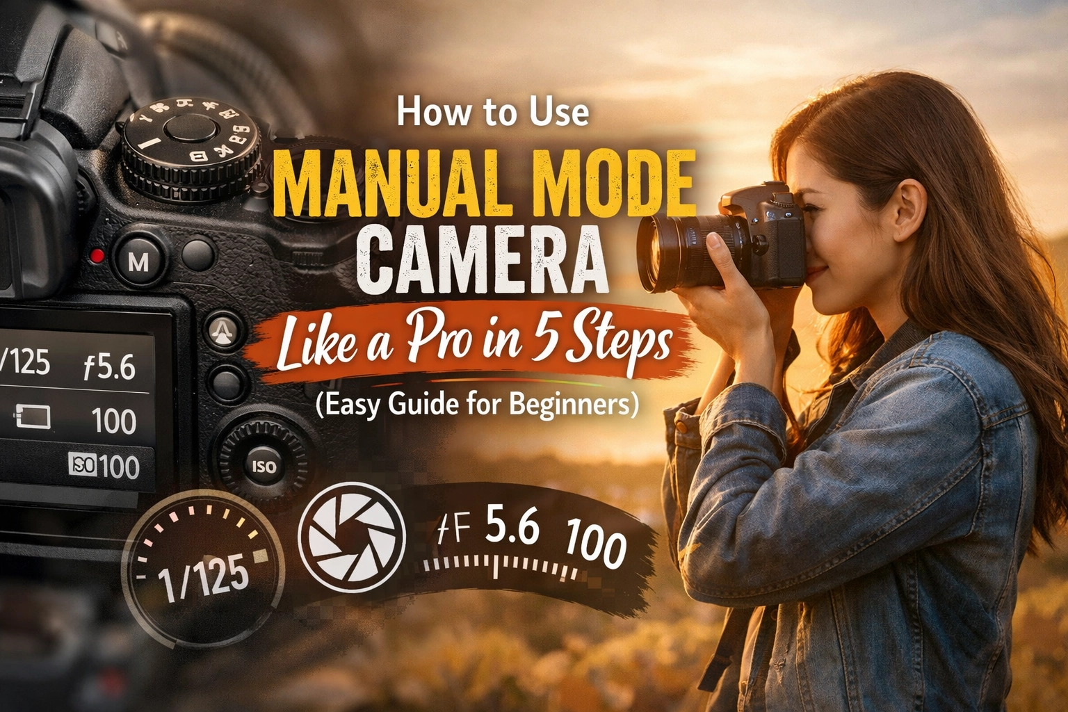 How to Use Manual Mode Camera Like a Pro in 5 Steps (Easy Guide for Beginners)