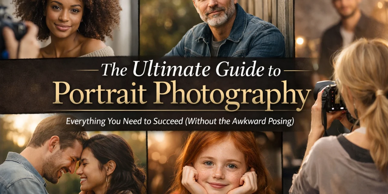 The Ultimate Guide to Portrait Photography: Everything You Need to Succeed (Without the Awkward Posing)