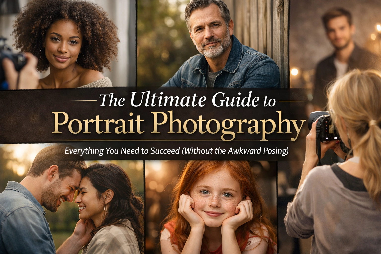 The Ultimate Guide to Portrait Photography: Everything You Need to Succeed (Without the Awkward Posing)