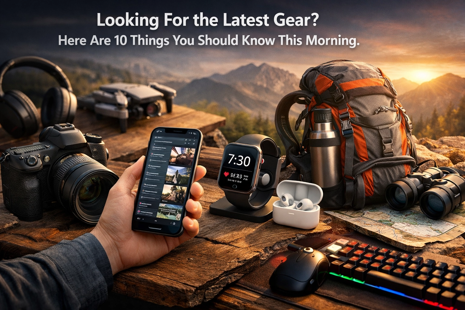 Looking For the Latest Gear? Here Are 10 Things You Should Know This Morning