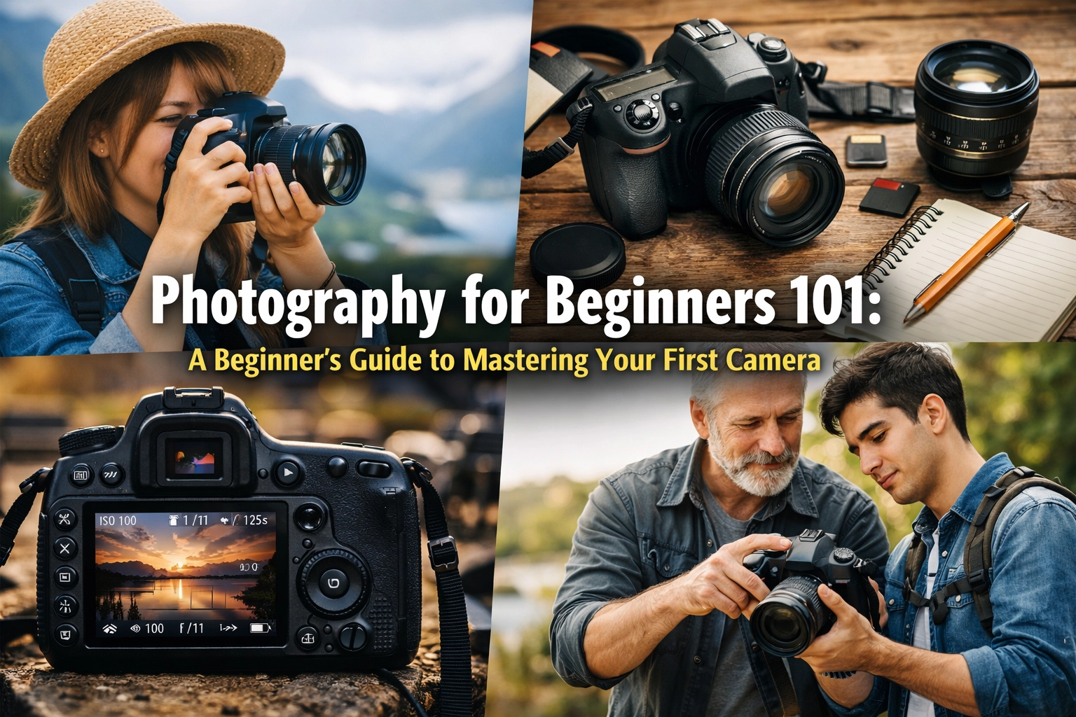 Photography for Beginners 101: A Beginner’s Guide to Mastering Your First Camera
