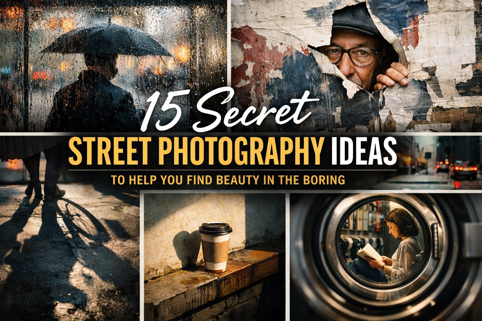 15 Secret Street Photography Ideas to Help You Find Beauty in the Boring