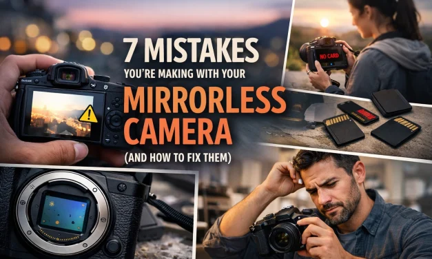 7 Mistakes You’re Making with Your Mirrorless Camera (and How to Fix Them)
