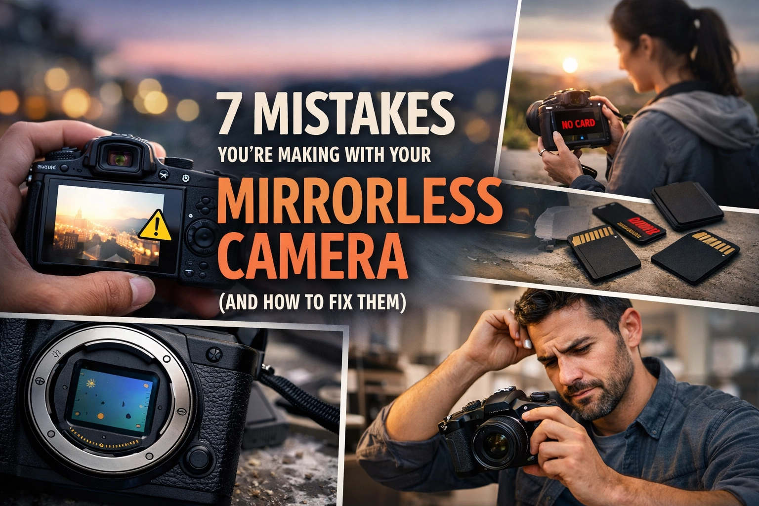 7 Mistakes You’re Making with Your Mirrorless Camera (and How to Fix Them)