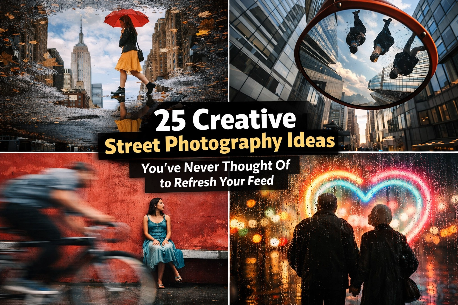 25 Creative Street Photography Ideas You’ve Never Thought Of to Refresh Your Feed
