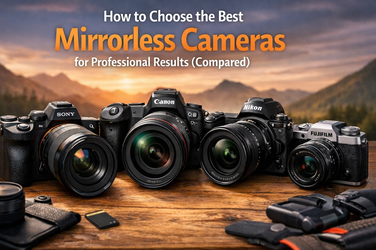 How to Choose the Best Mirrorless Cameras for Professional Results (Compared)