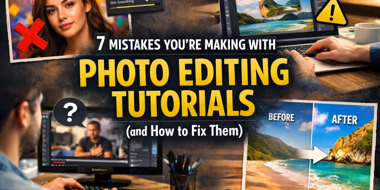 7 Mistakes You’re Making with Photo Editing Tutorials (and How to Fix Them)