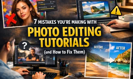 7 Mistakes You’re Making with Photo Editing Tutorials (and How to Fix Them)