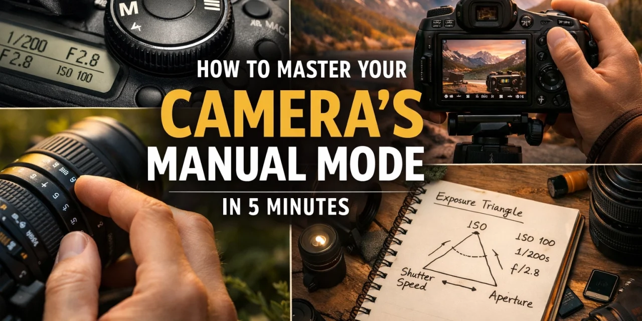 How to Master Your Camera’s Manual Mode in 5 Minutes