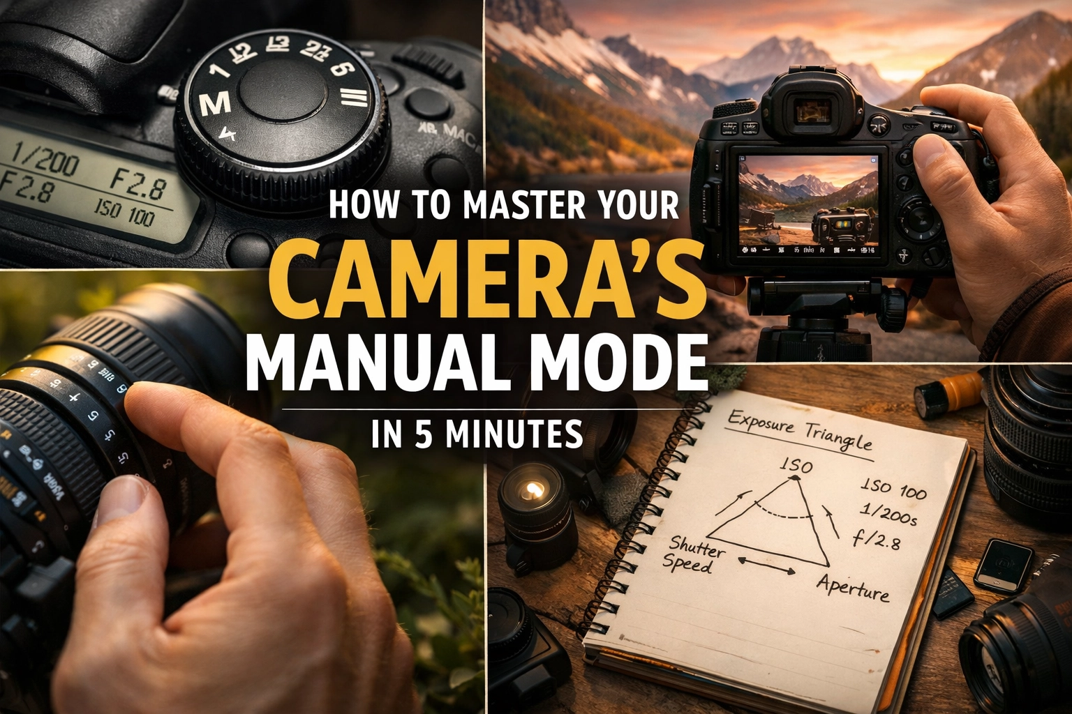 How to Master Your Camera’s Manual Mode in 5 Minutes