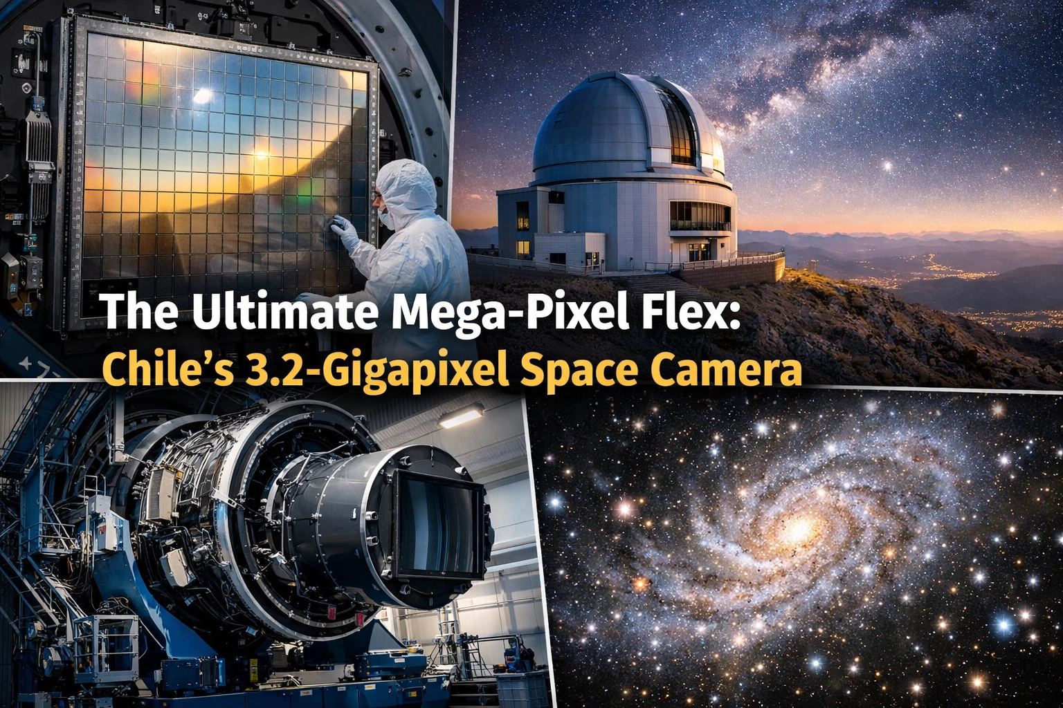 The Ultimate Mega-Pixel Flex: Chile’s 3.2-Gigapixel Space Camera